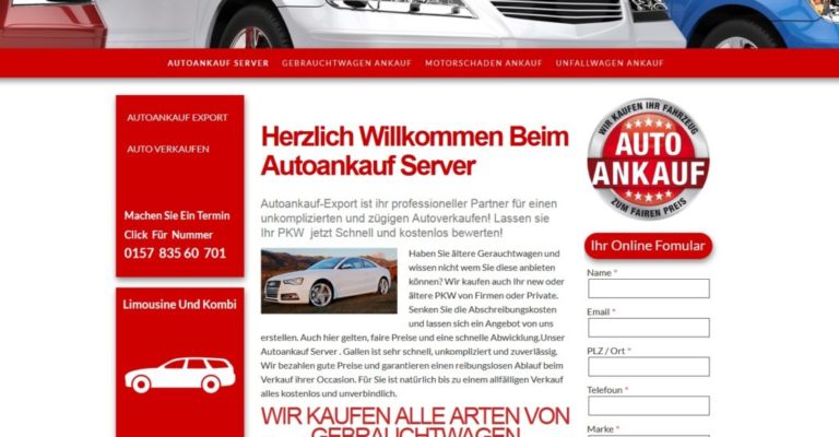 Extra Service bei Autoankauf-Exports