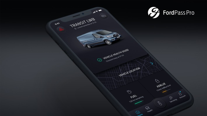 Neue App “FordPass Pro” vernetzt mit maximal fünf Ford-Fahrzeugen