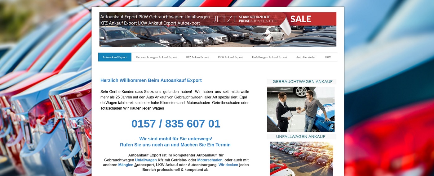 auto-ankauf-exports.de - Autoankauf Köln