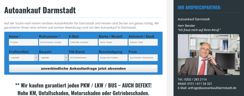 Auto Verkaufen Darmstadt Auto Verkaufen Darmstadt