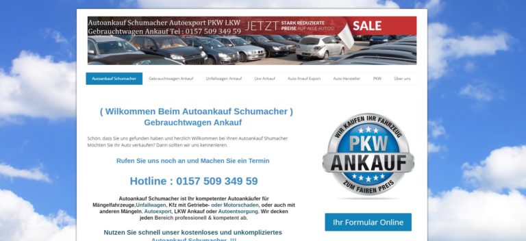 Autoankauf Lüdenscheid kauft Alle Kfz