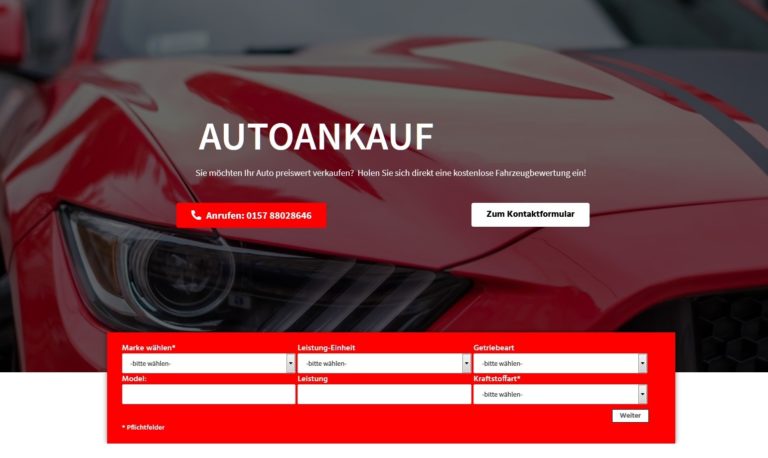 Autoankauf Hamm| Verkaufen Sie heute Ihr Auto in Hamm zum besten Preis