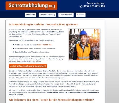 Die Schrottabholung Iserlohn arbeitet hochprofessionell, um Ressourcen dem Rohstoff-Kreislauf verlustfrei wieder zuzuführen