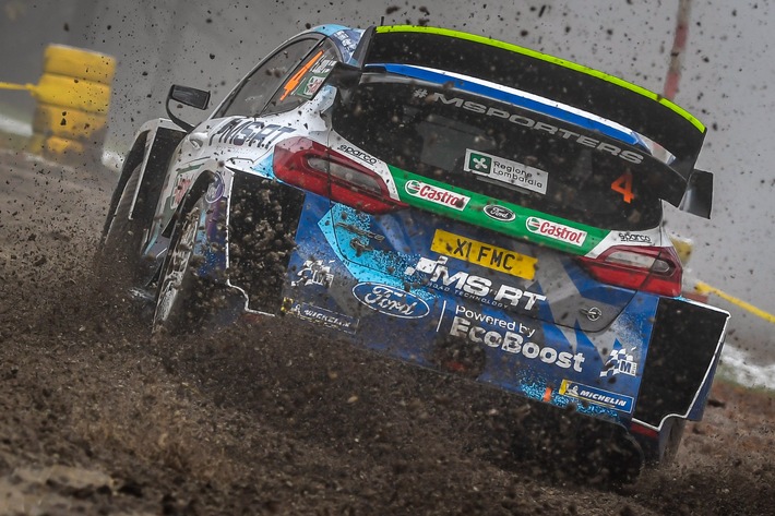 Der Ford Fiesta WRC beendet die WM-Saison mit einem vierten Platz bei der Rallye Monza