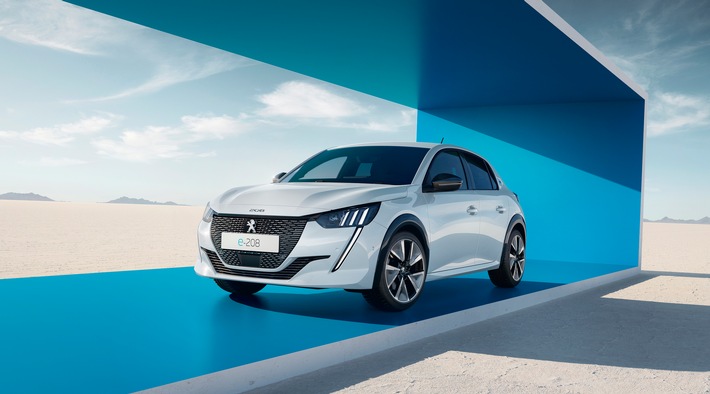 Der neue 100 Prozent elektrische PEUGEOT e-208*