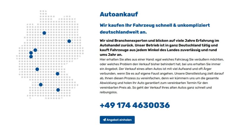 Verkaufen Sie Ihr Auto in Tuttlingen – Autoankauf mit 24h-Abholung