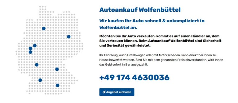 Schnell & Einfach: Auto verkaufen in Wolfenbüttel in nur 3 Schritten