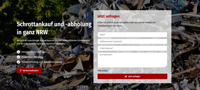 Schrottabholung Münster: Ihr zuverlässiger Partner für professionelle Altmetallentsorgung