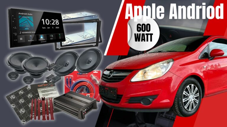 Opel Corsa D: High-Performance Sound mit Apple & Android Power Upgrade