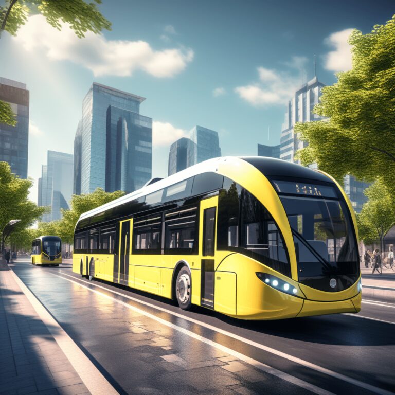 Nachhaltige Mobilität: Elektrobusse im Vordergrund