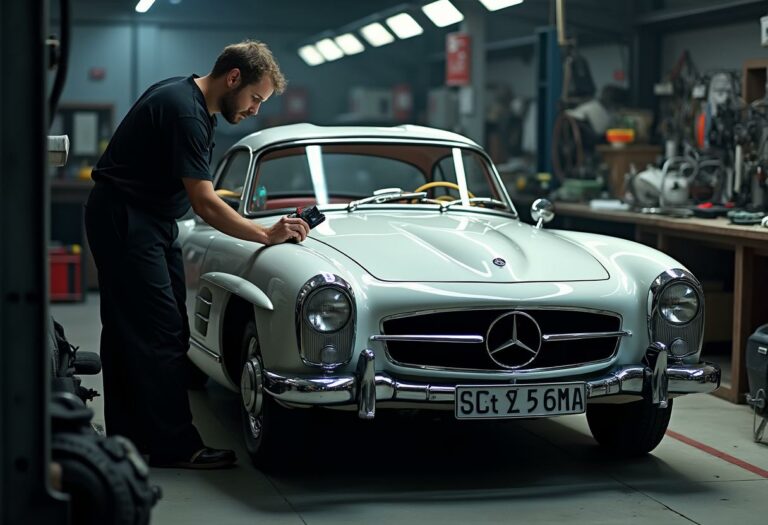 Die zeitlose SL-Klasse von Mercedes: Wertvoll selbst nach ihrer letzten Fahrt – Ein Einblick in die Autoverwertung